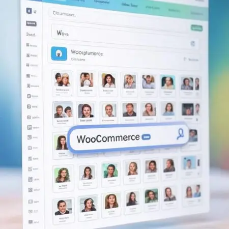 woocommerce customer search